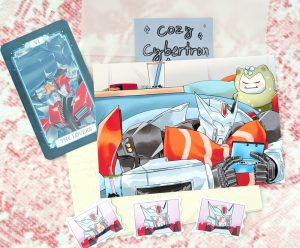 print and tarot card and stickers from Souleart