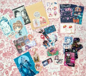 fanmerch I bought at Weebcon