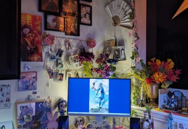 Razer PC setup at night for fall 2025, based on Liu Qingge from Scumbag System