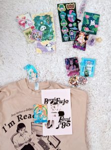 purchases from One Piece art pop up shop