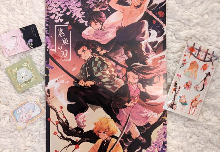 photo of fanart and merch from https://www.nono.moe/